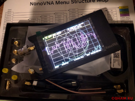 NanoVNA-H4 КВ УКВ антенный анализатор