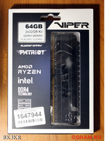 Продам память Patriot Viper 4 Blackout [PVB464G320C6K] – 64 GB