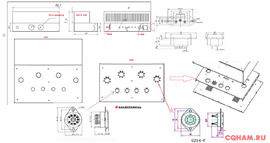 Корпус для лампового УНЧ 420 х 390 х 83