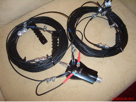 Антенна  КВ  диапазона  80  метров  .