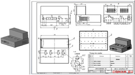 Корпус лампового УНЧ  403 х 357 х 108 мм