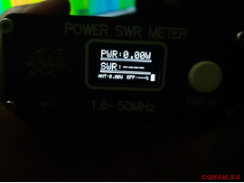 Цифровой ксв метр 1.6-50 мгц