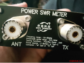 Цифровой ксв метр 1.6-50 мгц