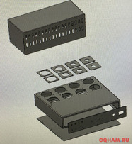 Вставки на шасси под разные радиолампы.