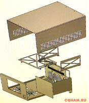 Корпус транзисторного КВ усилителя.