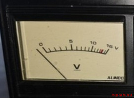 Вольтметр от трансформаторного БП Alinco
