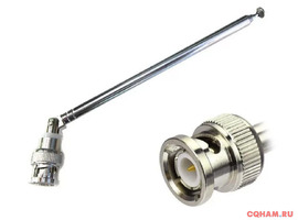 Антенна телескопическая с BNC разъёмом