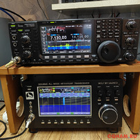 ICOM-7600 и WOLF классик.