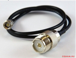 SO-239 - SMA male кабельная сборка