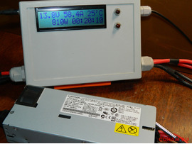 Блок питания Emerson 12v 61A 750W 13,8 регулируемый 12,3-14 Вольт с выводным клеммником