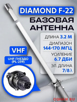 базовая антенна Diamond F-22