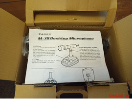 Новый микрофон Yaesu M-70D