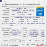 Комплект Intel Xeon E5 2666v3, X99-G7, 64GB
